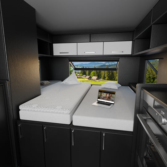 Topper with 2 slanted corner sections V1